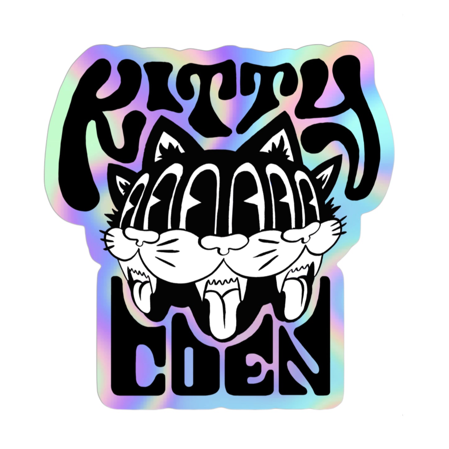 KC HOLOGRAPHIC STICKER